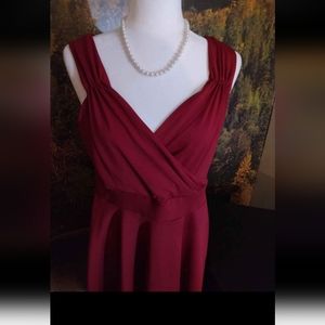 Grace Karen red  swing dress with classic front brand new with tags